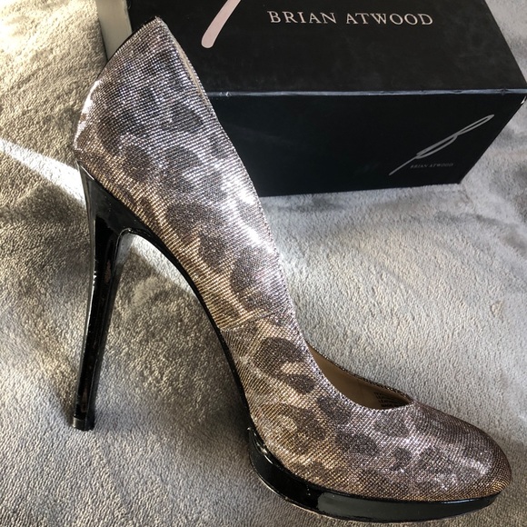 Brian Atwood Shoes - Brian Atwood Leopard print Frederique Leo heels